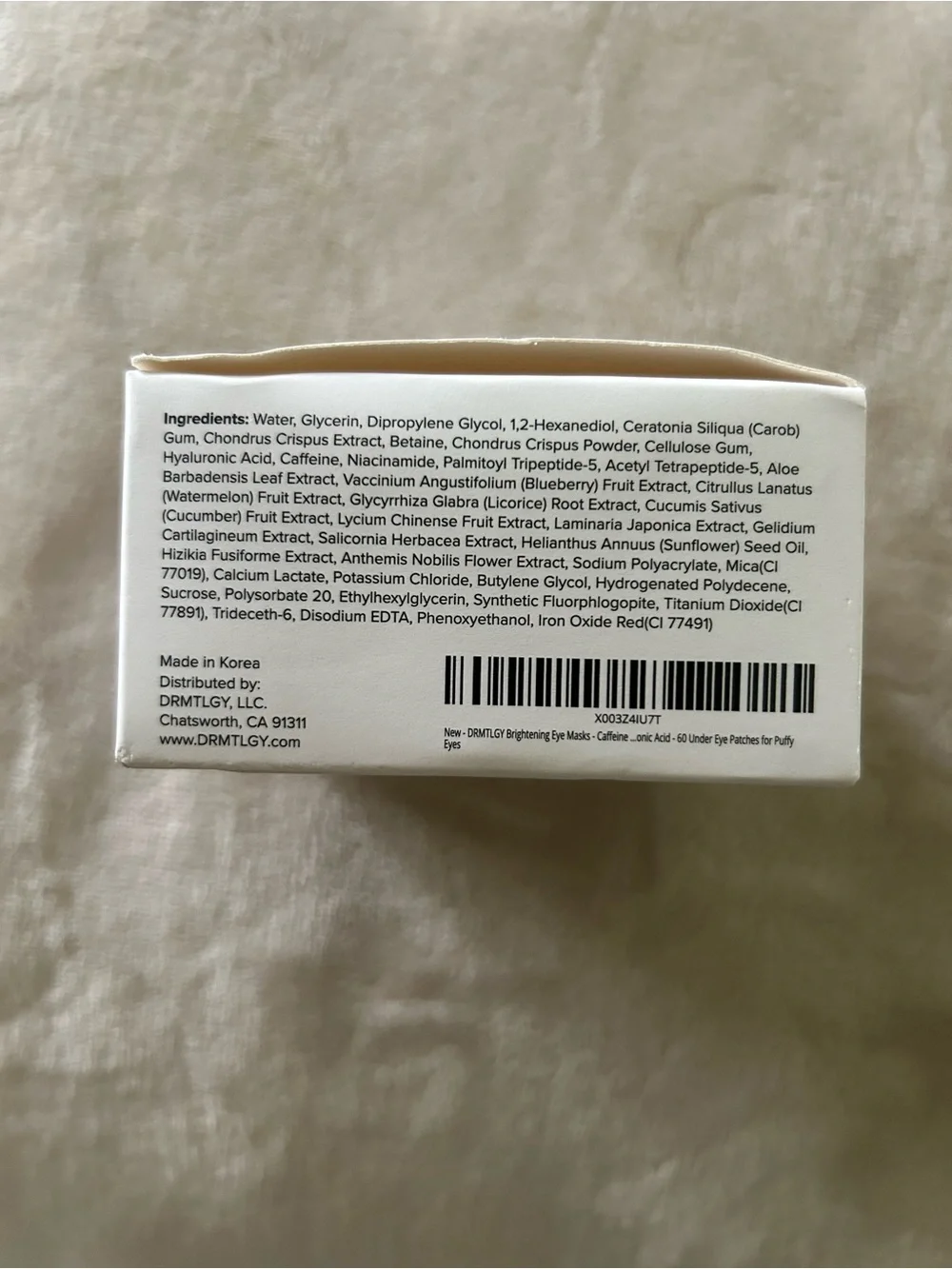 DRMTLGY BRIGHTENING EYE MASKS (60 masks/30 pairs) (MEDICAL GRADE SKINCARE) - Picture 4 of 11